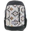 "Rockstar"Hooey Backpack White/Cream Aztec Pattern W/Black -Hooey Brands BP052WHBK 01