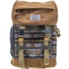 "Topper" Hooey Backpack Grey/Tan Stripe Pattern W/Tan Accents -Hooey Brands BP053AZTN 01