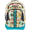 "Ox" Hooey Backpack Cream/Pink Aztec W/Turquoise/Black -Hooey Brands BP054CRTQ 01