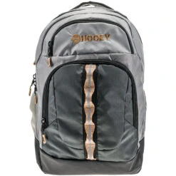 "Ox" Hooey Backpack Grey W/Charcoal /Tan