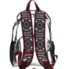 HOOey "Nitro" Clear Backpack W/Multi Color Serape Accents -Hooey Brands BP056CL 02