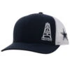 HOOey "Dallas Cowboys" HOG Hat Navy/White W/Cowboys Logo -Hooey Brands DC23 01 A02