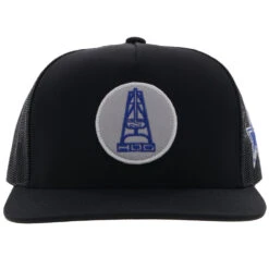 HOOey "Dallas Cowboys" HOG Hat Black W/ Grey & Navy -Hooey Brands DC23 02 A01