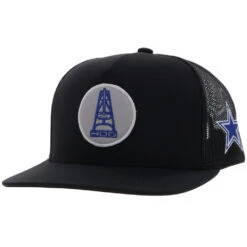 HOOey "Dallas Cowboys" HOG Hat Black W/ Grey & Navy