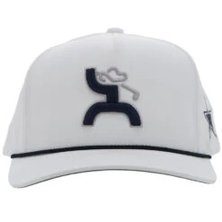 HOOey "Dallas Cowboys" Cowboy Golf Hat White W/Cowboys Logo 8 HOOey "Dallas Cowboys" Cowboy Golf Hat White W/Cowboys Logo -Hooey Brands DC23 09 A01