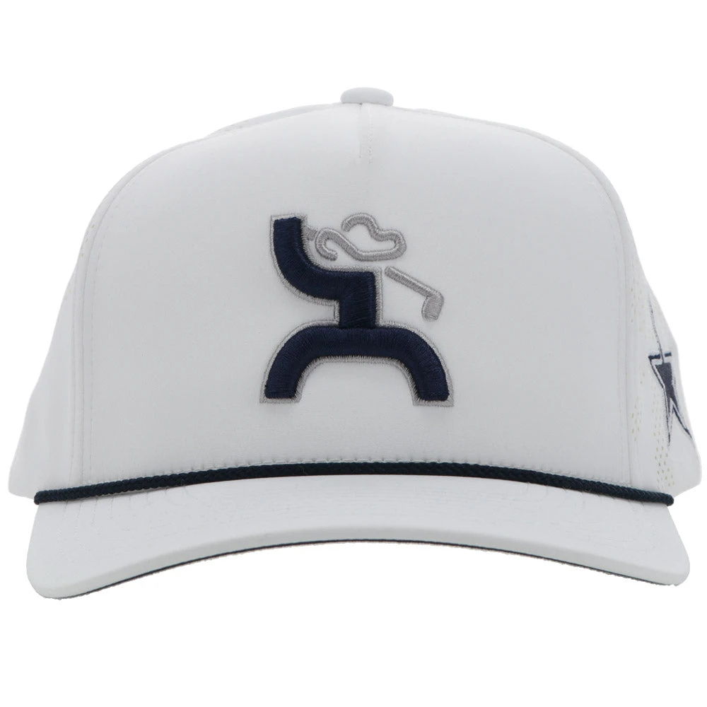 HOOey "Dallas Cowboys" Cowboy Golf Hat White W/Cowboys Logo 4 HOOey "Dallas Cowboys" Cowboy Golf Hat White W/Cowboys Logo - Image 4