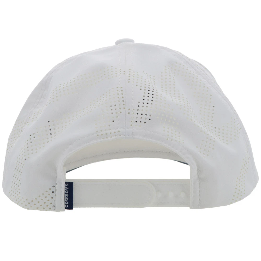 HOOey "Dallas Cowboys" Cowboy Golf Hat White W/Cowboys Logo 2 HOOey "Dallas Cowboys" Cowboy Golf Hat White W/Cowboys Logo - Image 2
