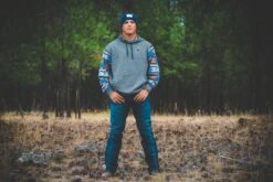 HOOey "Roughy West" Grey Hoody -Hooey Brands DSC07273 1