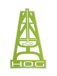 HOOey Large Lime Geen HOG Sticker