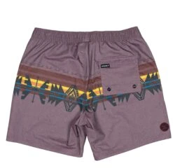 HOOey "Bigwake" Maroon Board Shorts -Hooey Brands HB2002MA BACK