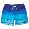 HOOey "Bigwake" Blue/Teal Ombre Pattern Board Shorts -Hooey Brands HB2022BLTL FRONT
