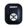 Black Leatherette/White Hooey Logo Airpod Case -Hooey Brands HC014