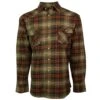 HOOey "Men's Flannels" Green/Orange -Hooey Brands HF1002GROR