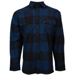 HOOey "Men's Flannels" Navy/Black