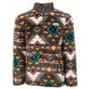 "Hooey Fleece Pullover" Brown/Aztec -Hooey Brands HFP001BRAZ