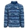 "Hooey Fleece Pullover" Navy/Aztec -Hooey Brands HFP001NVAZ