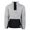 "Hooey Fleece Pullover" Grey W/Black Detailing -Hooey Brands HFP002GY