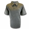 "Hooey Golf" Heather Grey Polo -Hooey Brands HG008GY 09478.1523041247.1280.1280