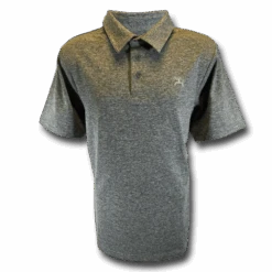 "Hooey Golf" Heather Grey Polo