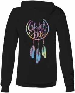 HOOey Youth "DREAMCATCHER" - Black Hoody -Hooey Brands HH029BK back 8e6bd7d8 7a53 4792 8f0f 66c378b6b5dd