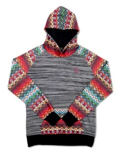HOOey Youth "SIERRA" Black/Aztec Hoody