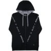 HOOey Rope Like A Girl Black Full Zip Hoody -Hooey Brands HH1163BK FRONT