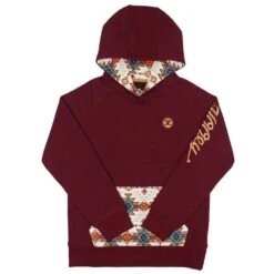 HOOey Youth "Monterrey Heather Maroon Hoody