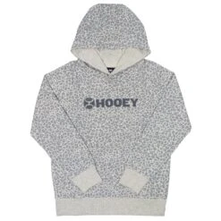 HOOey Youth "Snow Leopard" Heather Grey Hoody