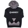 HOOey Youth "Lock Up" Black W/Grey Logo Hoody -Hooey Brands HH1191BK Y