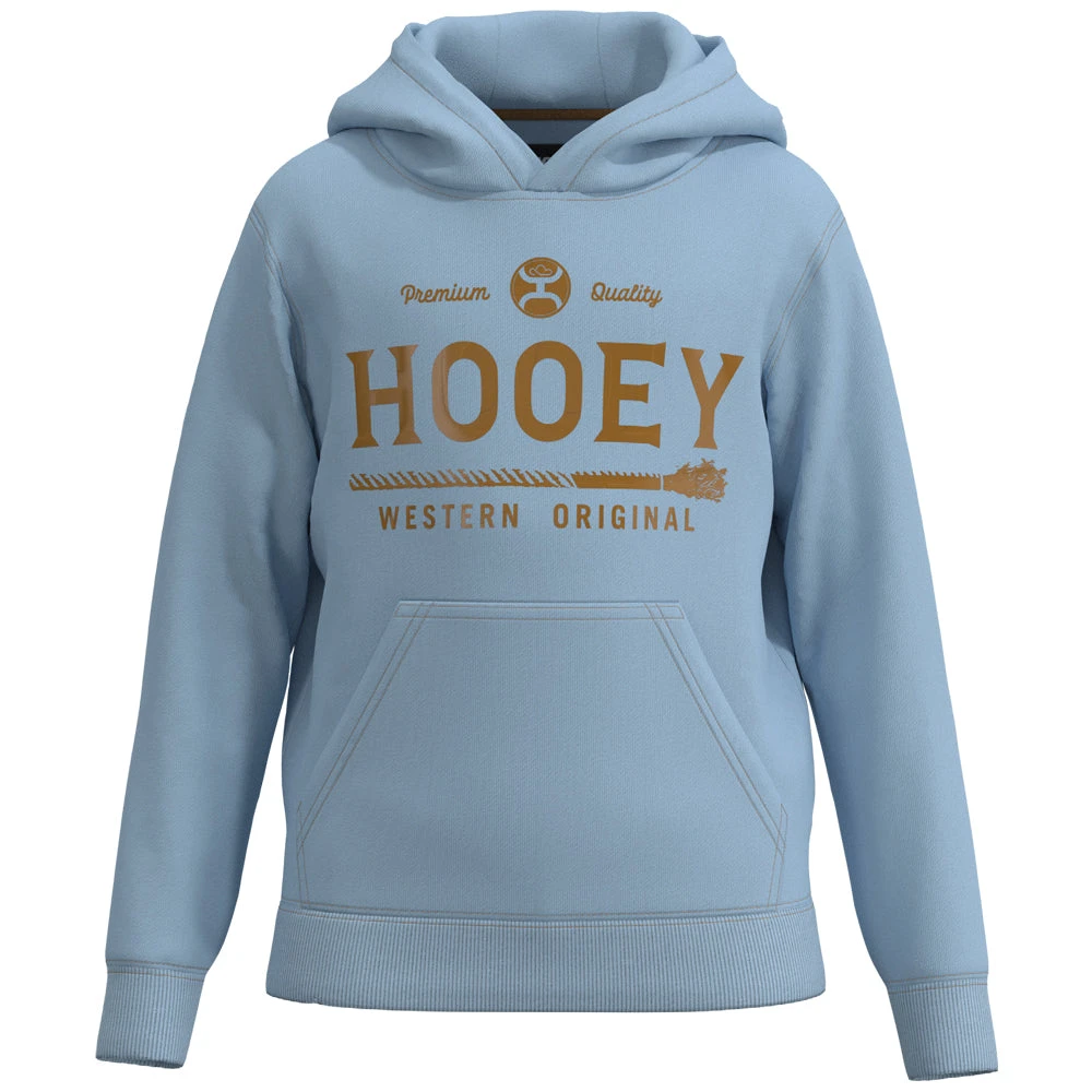 HOOey Youth "Premium" Hoody Blue W/Grey 1 HOOey Youth "Premium" Hoody Blue W/Grey