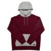 HOOey "Tundra" Burgundy/Grey Hoody -Hooey Brands HH1191BUGY
