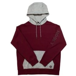 HOOey "Tundra" Burgundy/Grey Hoody