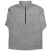 HOOey "Range" Grey Quarter Zip Pullover -Hooey Brands HH1193GY