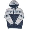 HOOey "Jimmy" Aztec/Navy Hoody -Hooey Brands HH1194NV