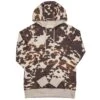 HOOey "Plains" Brown/White Cow Print Hoody -Hooey Brands HH1196BR