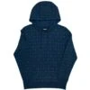 HOOey "Mesa" Navy W/White Aztec Pattern & Silver Studs Hoody -Hooey Brands HH1196NV