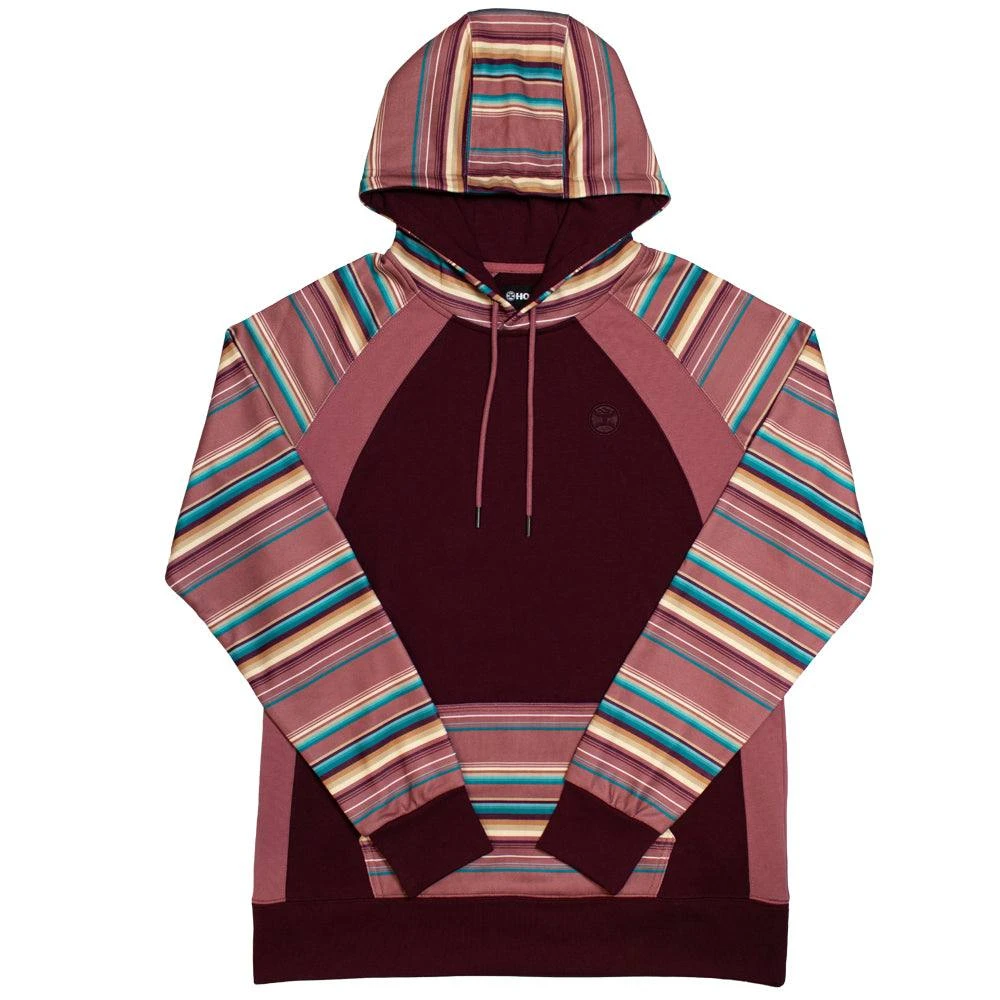 HOOey "Savannah" Maroon/ Serape Hoody 1 HOOey "Savannah" Maroon/ Serape Hoody