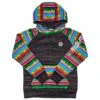 HOOey Youth "Salado" Black/Serape Hoody -Hooey Brands HH1198BKSP Y