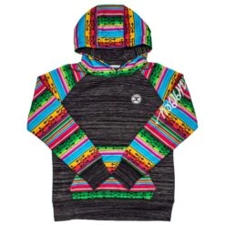 HOOey Youth "Salado" Black/Serape Hoody