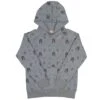 HOOey Youth "Plains" Grey W/ Black Logos Hoody 2 HOOey Youth "Plains" Grey W/ Black Logos Hoody -Hooey Brands HH1198GY Y