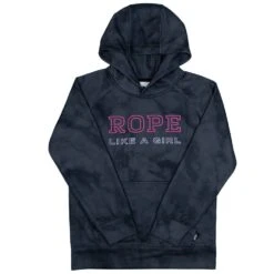 HOOey Youth "Rope Like A Girl" Black Marble Hoody