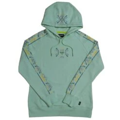 HOOey "Rope Like A Girl" Mint W/Multi Color Pattern Hoody