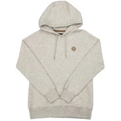 HOOey "Mogul" White W/ Quilted Pattern Hoody