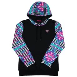 HOOey Rope Like A Girl Black/Aztec Hoody
