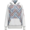 HOOey "Chaparral" Hoody Red/Pink/Blue /White Quilted Pattern -Hooey Brands HH23 005 A1 1