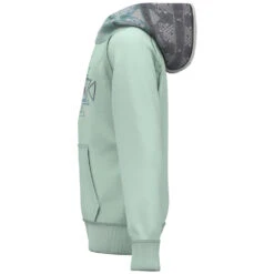 HOOey Youth "Chaparral" Hoody Teal W/Aztec 5 HOOey Youth "Chaparral" Hoody Teal W/Aztec -Hooey Brands HH23 005 B Youth Custom View 3