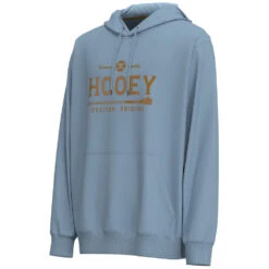 HOOey "Premium" Hoody Blue W/Grey -Hooey Brands HH23 010 C 5 25 Custom View 2