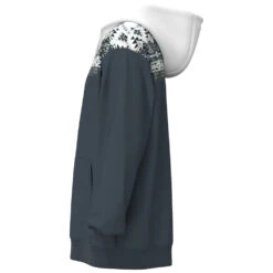 HOOey "Ridge" Hoody White/Denim W/Aztec Pattern -Hooey Brands HH23 010 D 6 29 Custom View 3