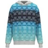 HOOey "Mesa" Hoody Blue/Teal W/Pattern Detailing -Hooey Brands HH23 010 G 1