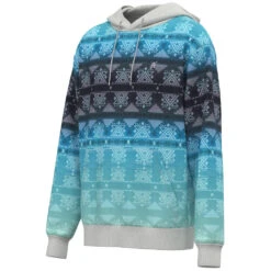 HOOey "Mesa" Hoody Blue/Teal W/Pattern Detailing -Hooey Brands HH23 010 G 2